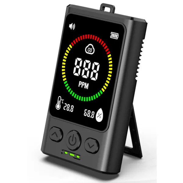 Best Bærbar kuliltealarm med elektrokemisk sensor til hjemmet, køkkenet og kontoret Røg- & Kulmonoxiddetektorer