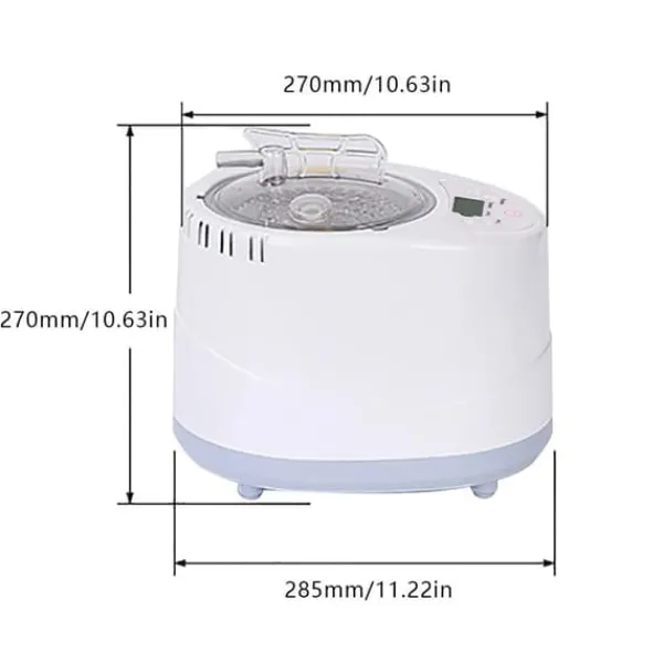 Sauna^Bærbar sauna-damper - Dampgenerator - 3 L Kapacitet - 1000 W - Fjernbetjening - ABS/PP & Rustfrit Stål - Til Hjemmespa & Detox