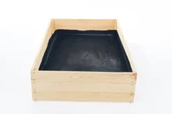 Viking Choice Plantningsbænke^Bæredygtig Fyrretræs Højbed 120x80x27 cm med Bunddug