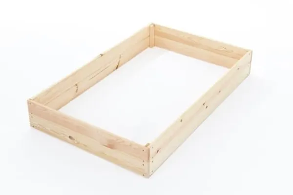 Viking Choice Plantningsbænke^Bæredygtig Træhøjbed 140x80x18 cm - Perfekt til Byhaver og Begyndere
