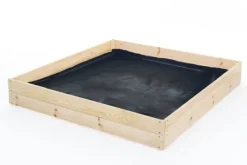 Viking Choice Plantningsbænke^Bæredygtig 120x120x18 cm Fyrretræs Højbed til Økologisk Havearbejde