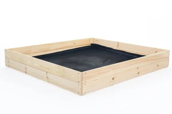 Viking Choice Plantningsbænke^Bæredygtig 120x120x18 cm Fyrretræs Højbed til Økologisk Havearbejde