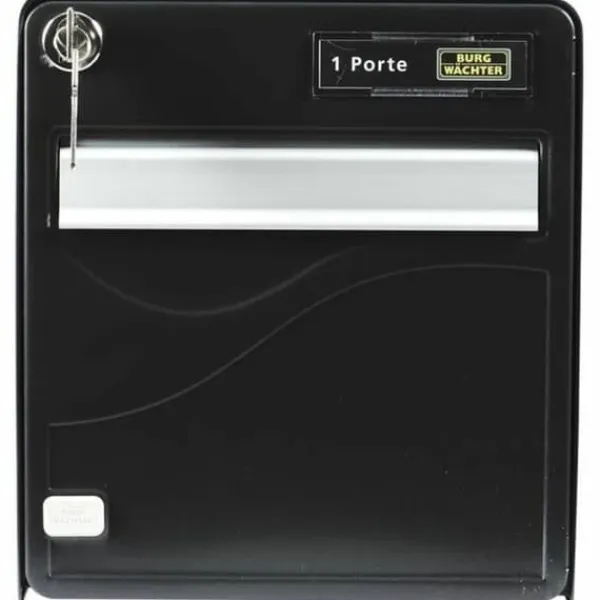 Sale Brevkasse Burg-Wachter 36,5 x 28 x 31 cm Sort Plastik Postkasser & Brevindkast