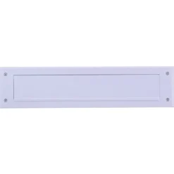 Discount Brevkassebeskytter 34x8x1,5 cm i hvidt, vejrbestandigt materiale Postkasser & Brevindkast