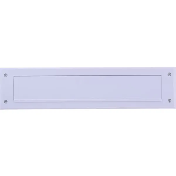 Discount Brevkassebeskytter 34x8x1,5 cm i hvidt, vejrbestandigt materiale Postkasser & Brevindkast