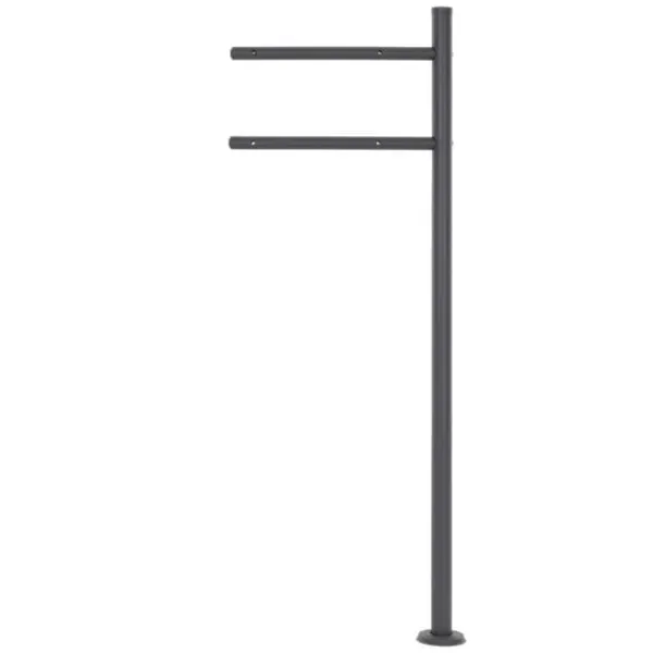 Sale Brevlåda 37x36,5x11 cm antracit/svart marmorlook stål ML design Postkasser & Brevindkast