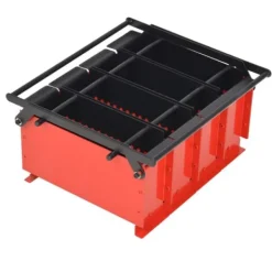 Tilbehør Til Brændeovne & Pejse^Briketpresser til papir 38x31x18 cm sort og rød - Briketpresser - Briketpresser - Home & Living