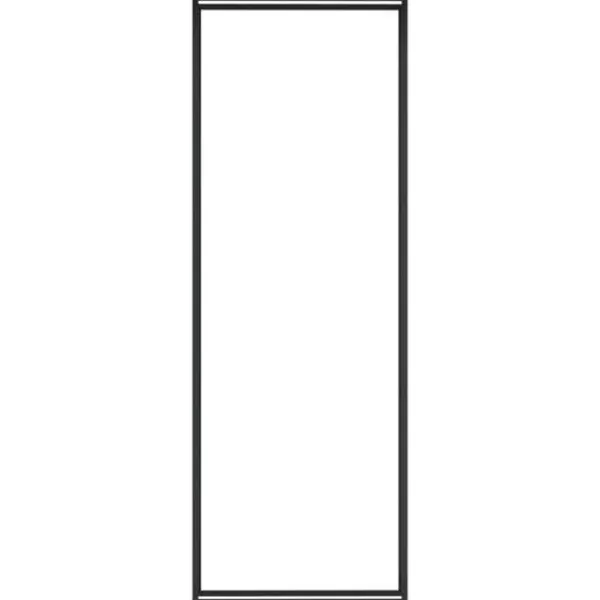 Online Brændekurve - Living brændestativ 110x28x312 cm stål matsort Tilbehør Til Brændeovne & Pejse