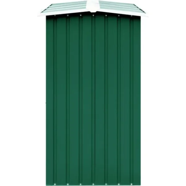 Hot Brændekurve – tilbehør - Living brændeskur til haven 330 x 92 x 153 cm galvaniseret stål grøn Tilbehør Til Brændeovne & Pejse