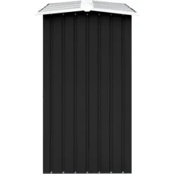 Brændekurve – tilbehør - Living brændeskur 330 x 92 x 153 cm galvaniseret stål antracitgrå Tilbehør Til Brændeovne & Pejse