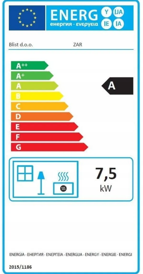 Viking Choice Brændeovne^Brændeovn - energiklasse A - 7,3 kW