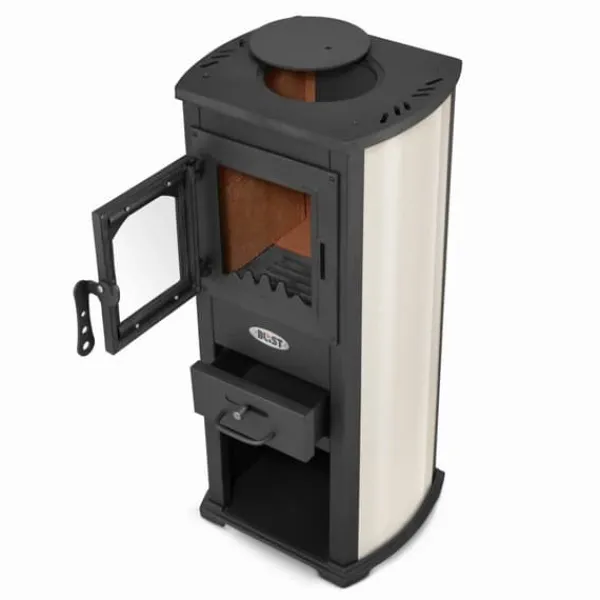 Viking Choice Brændeovne^Brændeovn - stål - fritstående - 8,5 KW - støbejern