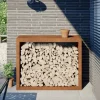New Brændereol i vejrbestandigt stål - Opbevaringsløsning til brænde | Størrelse: 100x40x80 cm Tilbehør Til Brændeovne & Pejse