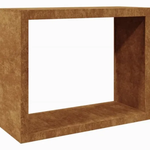 New Brændereol i vejrbestandigt stål - Opbevaringsløsning til brænde | Størrelse: 100x40x80 cm Tilbehør Til Brændeovne & Pejse