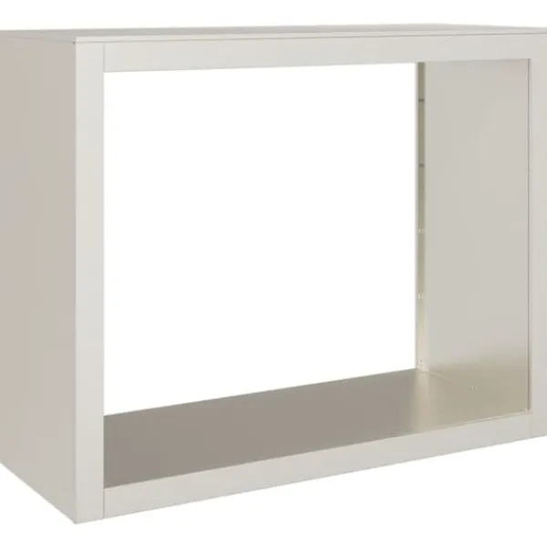 New Brændereol i vejrbestandigt stål - Opbevaringsløsning til brænde | Størrelse: 100x40x80 cm Tilbehør Til Brændeovne & Pejse