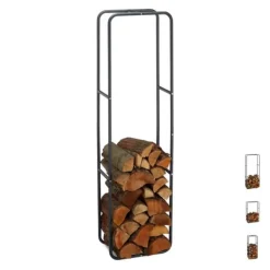 Outlet Brændereol, Metal, 100x40x25 cm, Antracit Tilbehør Til Brændeovne & Pejse