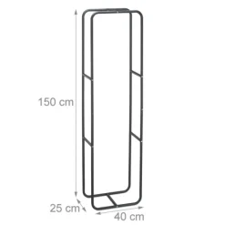Outlet Brændereol, Metal, 100x40x25 cm, Antracit Tilbehør Til Brændeovne & Pejse