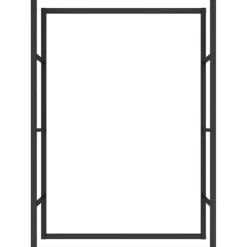 Hot Brændereol Tuby, til indendørs og udendørs brug, 100,5x25x150cm - sort Tilbehør Til Brændeovne & Pejse
