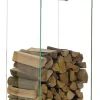 Best Brændestander Dacio klart glas 35x40x80 35 x 40 x 80 cm Tilbehør Til Brændeovne & Pejse