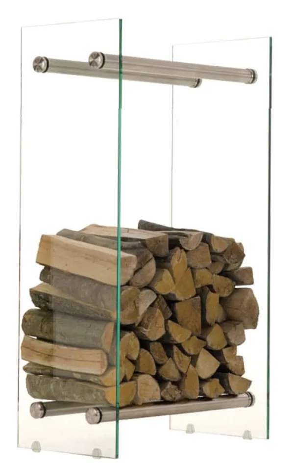 Best Brændestander Dacio klart glas 35x40x80 35 x 40 x 80 cm Tilbehør Til Brændeovne & Pejse