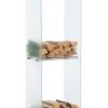 Online Brændestativ Dacio frostet glas 35x50x160 cm (6-hul) 35 x 50 x 160 cm Tilbehør Til Brændeovne & Pejse