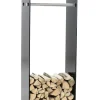 Best Brændestativ Dacio sort glas 35x60x60 35 x 60 x 60 cm Tilbehør Til Brændeovne & Pejse