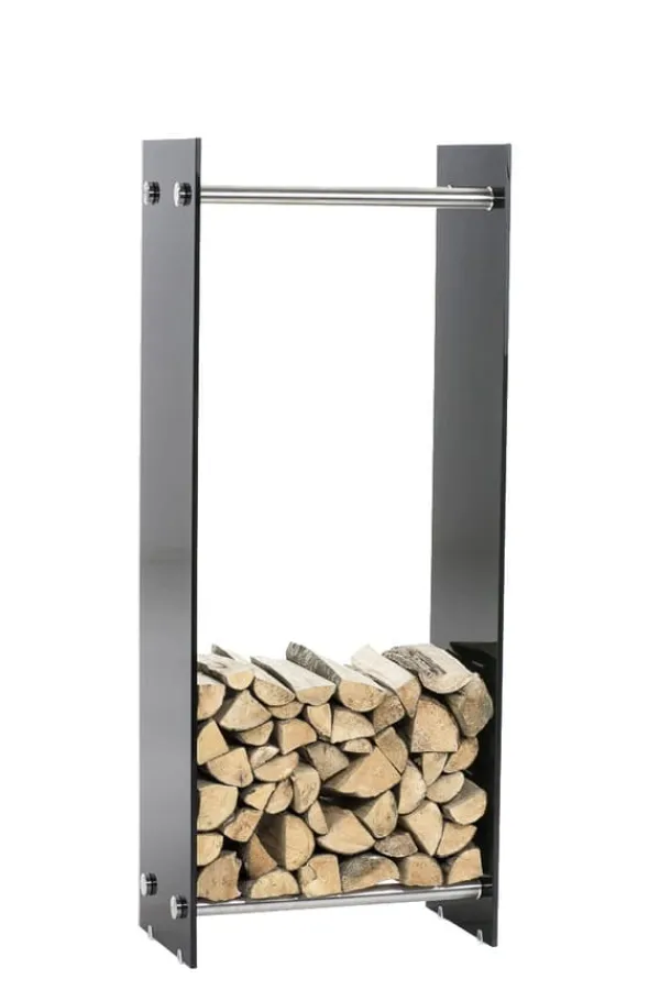 Best Brændestativ Dacio sort glas 35x60x60 35 x 60 x 60 cm Tilbehør Til Brændeovne & Pejse