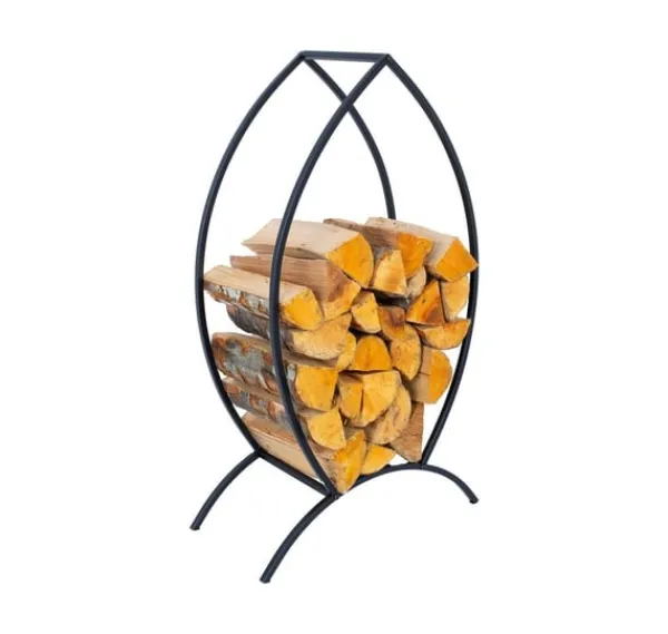 Tilbehør Til Brændeovne & Pejse^Brændestativ DEIA FOREST 52x25xH90cm, sort