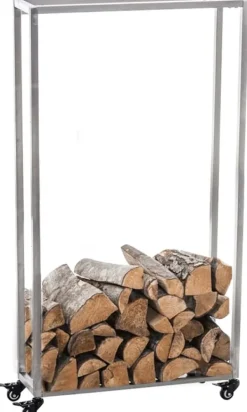 Outlet Brændestativ Hetta 25x60x150 cm 25 x 60 x 150 cm Tilbehør Til Brændeovne & Pejse