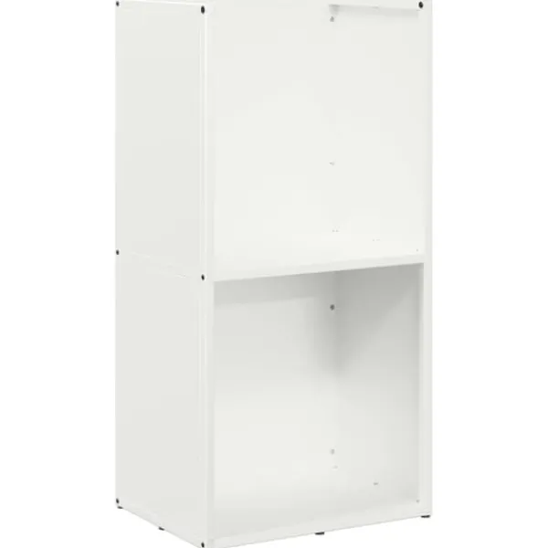 Clearance Brændestativ i koldvalset stål - Stabil brændeholder | Størrelse: 40x30x80 cm | Farve: Hvid Tilbehør Til Brændeovne & Pejse