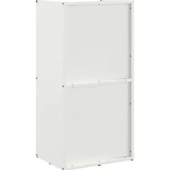 Clearance Brændestativ i koldvalset stål - Stabil brændeholder | Størrelse: 40x30x80 cm | Farve: Hvid Tilbehør Til Brændeovne & Pejse