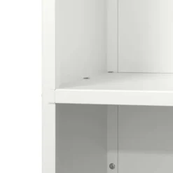 Clearance Brændestativ i koldvalset stål - Stabil brændeholder | Størrelse: 40x30x80 cm | Farve: Hvid Tilbehør Til Brændeovne & Pejse