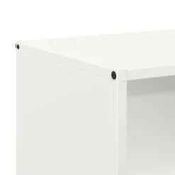 New Brændestativ i koldvalset stål - Robust brændeholder | Størrelse: 40x30x75 cm | Farve: Hvid Tilbehør Til Brændeovne & Pejse
