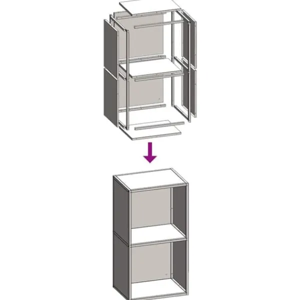 New Brændestativ i koldvalset stål - Robust brændeholder | Størrelse: 40x30x75 cm | Farve: Hvid Tilbehør Til Brændeovne & Pejse
