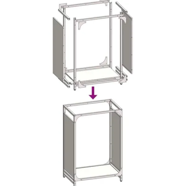 Tilbehør Til Brændeovne & Pejse^Brændestativ i koldvalset stål - Robust brændeholder | Størrelse: 44x28x65 cm | Farve: Olivengrøn