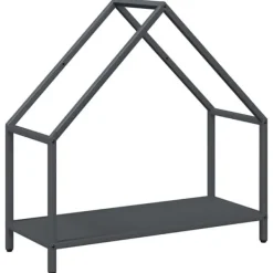 Best Brændestativ i koldvalset stål - Robust og stilfuldt | Størrelse: 60x25x60 cm | Farve: Antracitgrå Tilbehør Til Brændeovne & Pejse