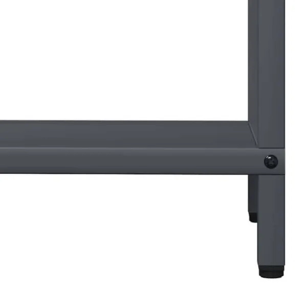 Best Brændestativ i koldvalset stål - Robust og stilfuldt | Størrelse: 60x25x60 cm | Farve: Antracitgrå Tilbehør Til Brændeovne & Pejse