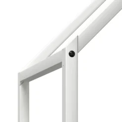 Tilbehør Til Brændeovne & Pejse^Brændestativ i koldvalset stål - Robust brændeholder | Størrelse: 60x25x90 cm | Farve: Hvid