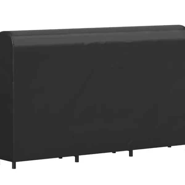 Best Brændestativ i metal 199 × 30 × 121 cm – 0,6 m³ med vandtæt betræk, op til 300 kg Tilbehør Til Brændeovne & Pejse