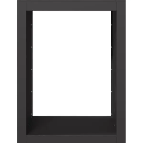 Sale Brændestativ i stål - Pæn opbevaring af brænde | Størrelse: 60x40x80 cm | Farve: Sort Tilbehør Til Brændeovne & Pejse
