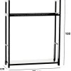 Outlet Brændestativ Sne 100x80x25 25 x 80 x 100 cm 1 Tilbehør Til Brændeovne & Pejse
