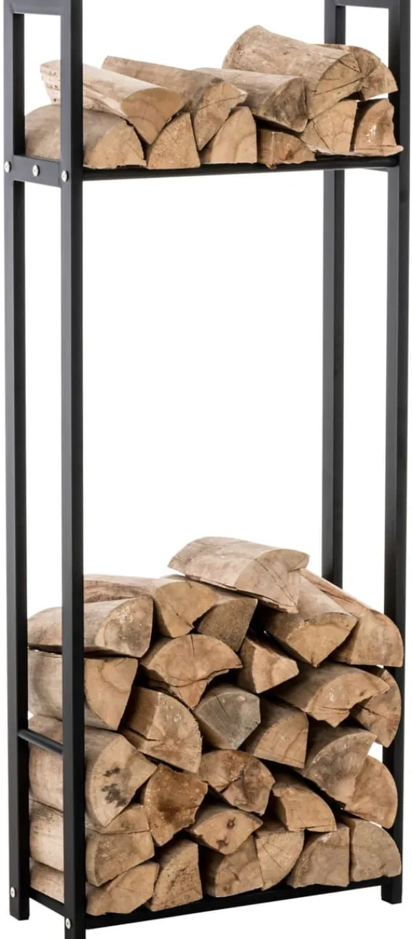 Hot Brændestativ Sne 150x60x25 25 x 60 x 150 cm 1 Tilbehør Til Brændeovne & Pejse