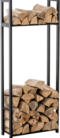 Tilbehør Til Brændeovne & Pejse^Brændestativ Sne 150x80x25 25 x 80 x 150 cm 1