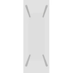 Outlet Brændestativ 80x35x100 cm hærdet glas transparent - Brændeholder - Brændeholdere - Home & Living Tilbehør Til Brændeovne & Pejse