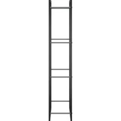 Tilbehør Til Brændeovne & Pejse^Brændestativ 50x28x132 cm stål matsort - Brændestativ - Brændestativer - Home & Living