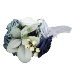 Blomster^Brudebuket i levende farver med blomster Romantisk Håndlavet Elegant Med Blomster Til Fester Kontorer Butikker Haver Brudepigestil 25x14cm/9,84x5,51i | CDON