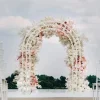 Discount Bryllupsbue - Metal Baggrundsstativ - 200x60x260 cm - Havebue Pergola - Robust Ramme - Til Bryllup, Fest og Foto - Mælkehvid Buer, Spalier, Lysthuse Uden Tag