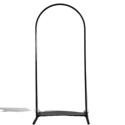 Online Bryllupsbue Ramme, Tilpasselige Dimensioner, Flere Farvemuligheder,sort, W0.8m H1.8m(70.8in) Buer, Spalier, Lysthuse Uden Tag