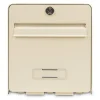 Postkasser & Brevindkast^BURG WACHTER Favor galvaniseret stålpostkasse - 2 døre - lys beige