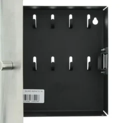 Sale BURG-WÄCHTER QUAD 6204/10 Ni nøgleskab - Magnetisk lukning og dør i rustfrit stål Postkasser & Brevindkast